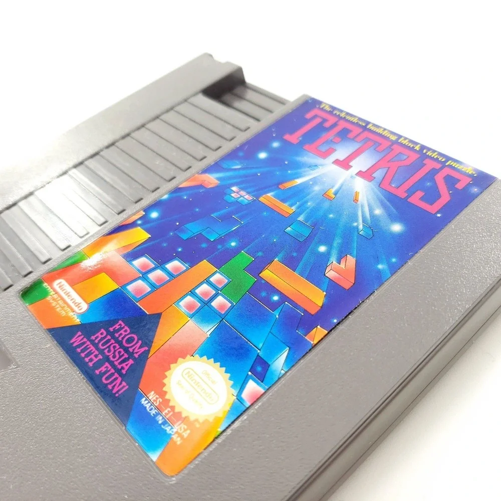 Tetris Nintendo NES Authentic w/ Manual & Case Tested & Works